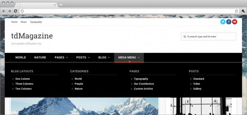 tdmagazine megamenu